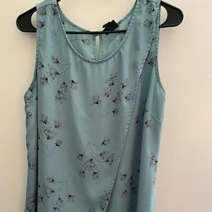 Worthington Wrap Front Floral Blouse